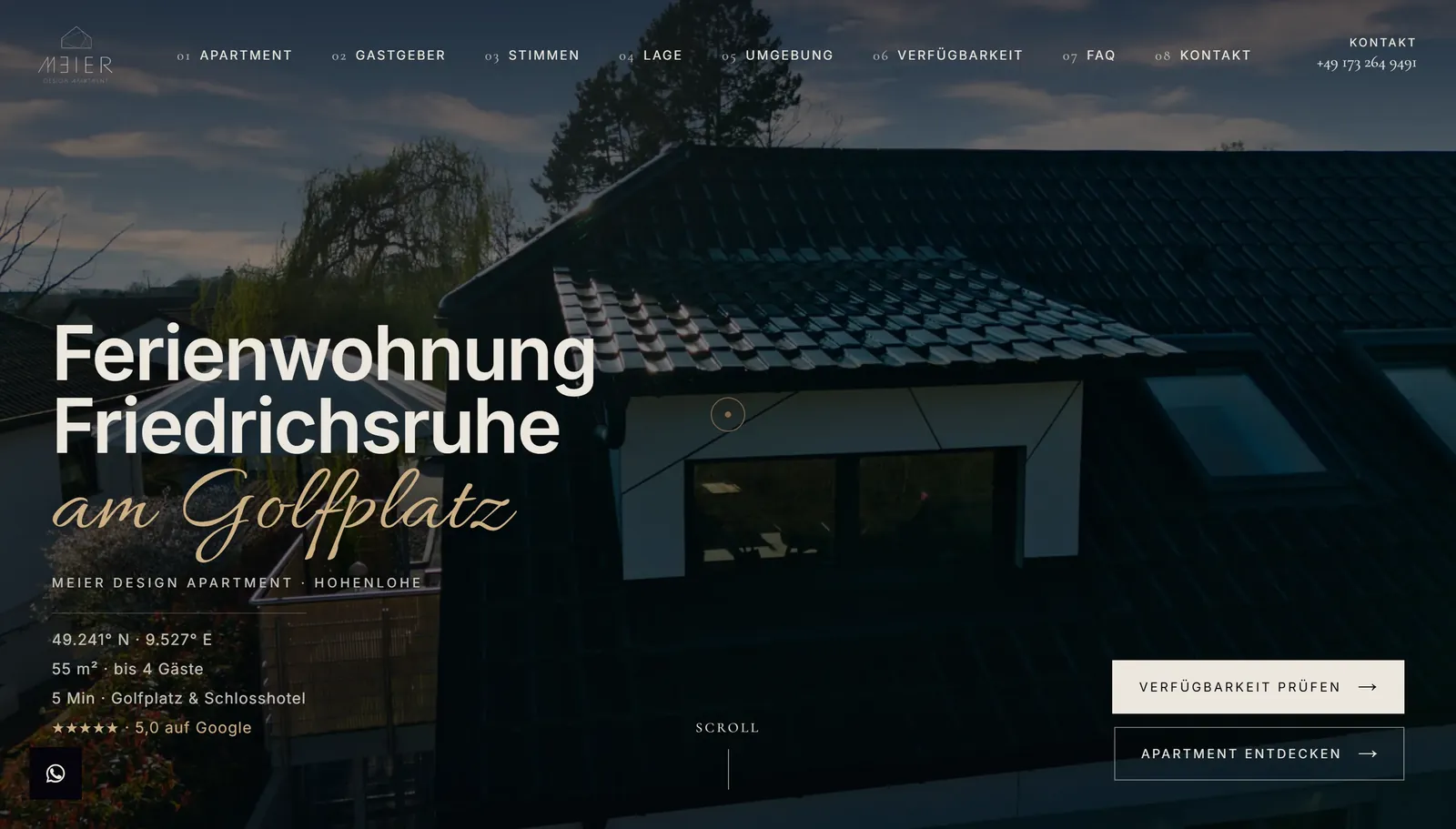 Meier Design Apartment: Startseite